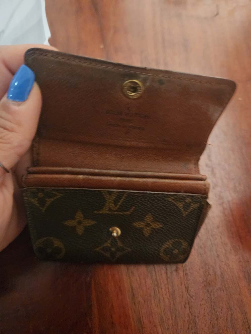Louis Vuitton Monogram Small Leather Card Wallet - Brown